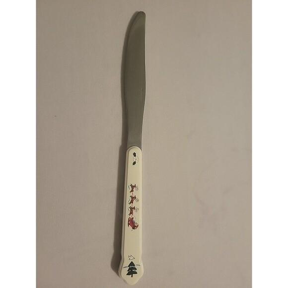 Pfaltzgraff Snow Village 9- 1/8 Inch Individual Knife Replacement - Picture 2 of 16